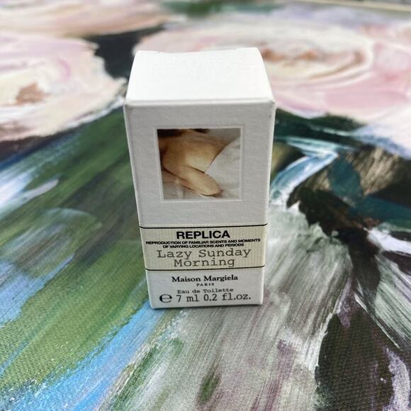 Replica by Mason Margiela Lazy Sunday Morning Delu Mini Fragrance 0.2 oz. New! - Picture 5 of 12